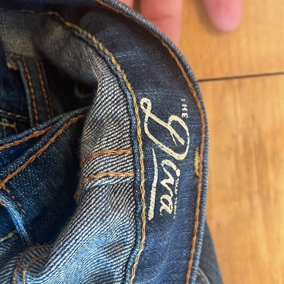 OLD NAVY Diva JEANS Blue SKINNY 9" Rise STRETCH Size 12 SHORT - Picture 4 of 4